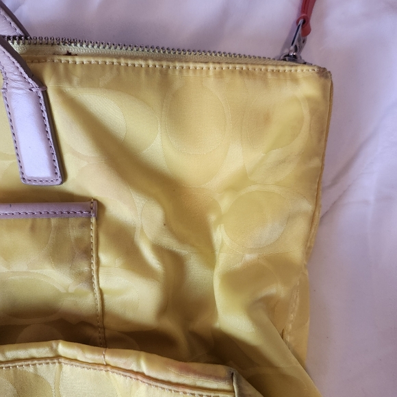 Yellow Coach Purse - Picture 11 of 16